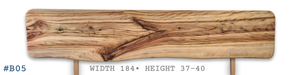 Live Edge Headboard
